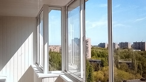 остекление балконов - балконная рама алюминий